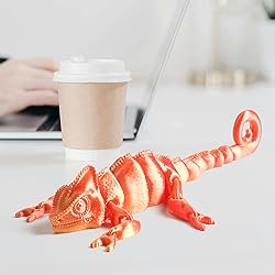 3D Printed Articulated Chameleon Fidget Toy
