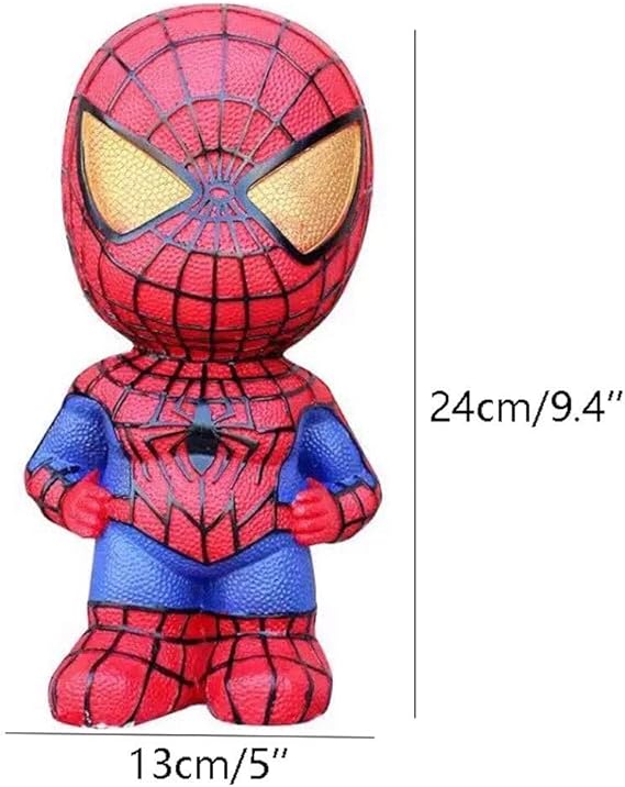 Amazon Com Jixi Piggy Bank For Boys Superhero Spiderman Batman Iron Man Saving Coin Box Piggy Bank For Paper Money Bank Gift For Kids Color A Home Kitchen
