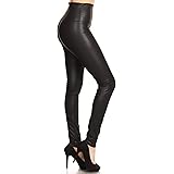 leather look leggings size 16