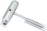 Burg-Wächter Spring Loaded Adjustable Auto Closing Door Closer Satin Chrome