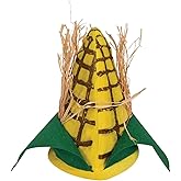 Kirei Sui Yellow Cob Corn Costume Funny Hat Party Accessory for Adults