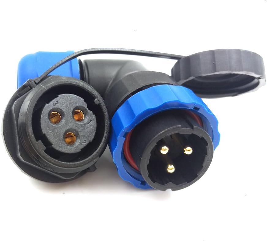 Amazon Com Sd20 3pin Waterproof Power Connector F20mm Panel Cut Power Cable Connector Ip68 Solar Panel Connector High Voltage Industrial Connector Kit 3pin Panel Mount Home Audio Theater