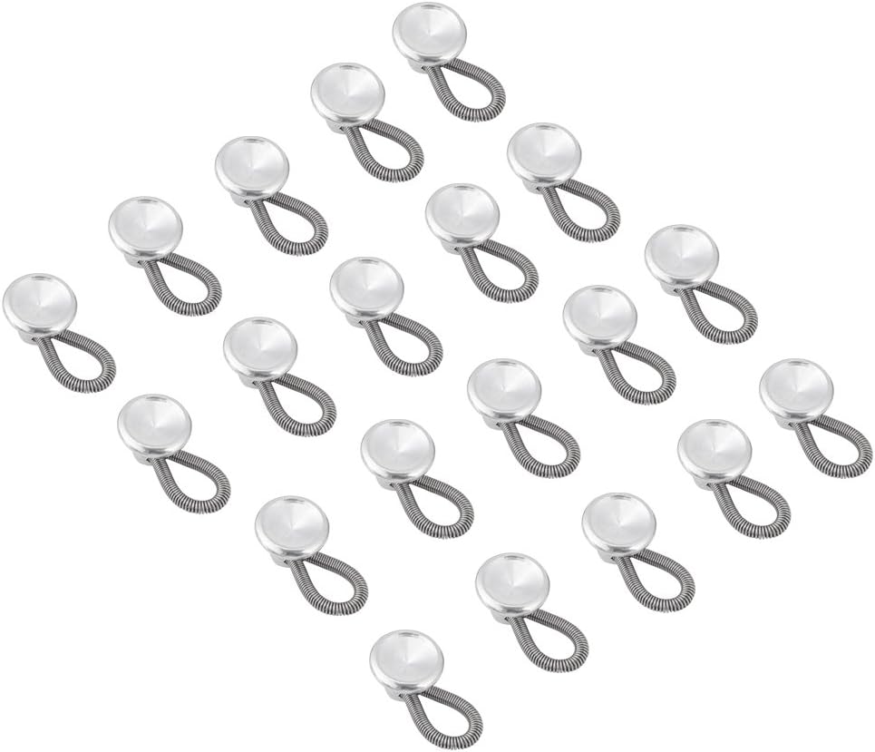 HEEPDD 20Pcs Flexible Extending Buttons Waistband Extender