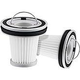 Fanttik 2-Pack Replacement HEPA Filter, Washable and Reusable Filter, Fits for Fanttik Slim V8 Mate & V8 Apex & V9 Mix & V10 Mix & Slim V10 Mate & Slim V10 Apex Car Vacuum (AV8001)