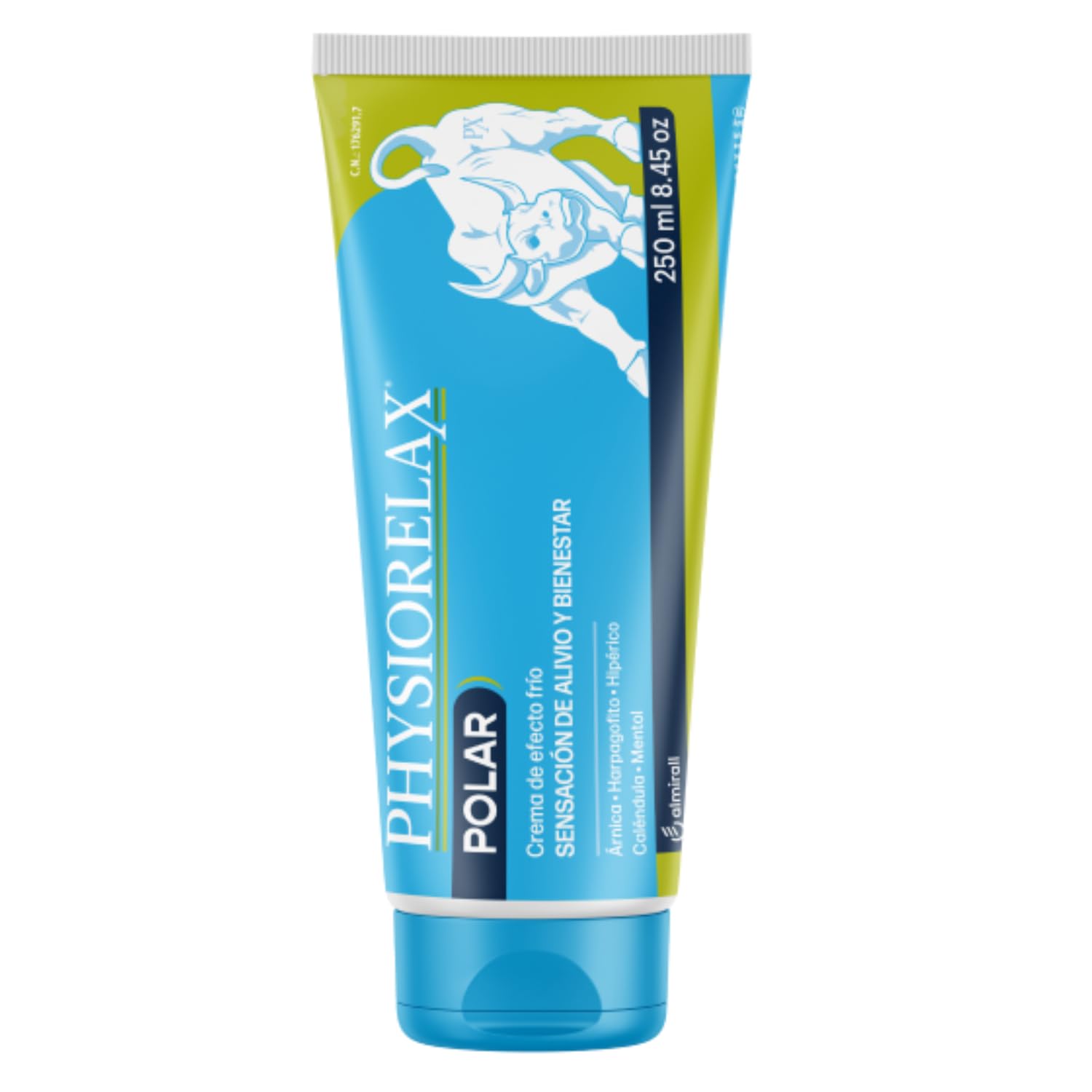 Physiorelax Polar 250 ml – Cold Effect Massage Cream | Special Legs and Feet | Natural Ingredients 250 ml