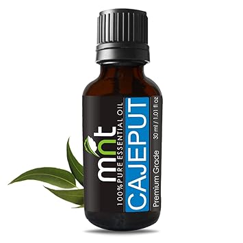 MNT Cajeput Essential Oil 100% Pure Natural & Therapeutic Grade For Aromatherapy, Skin, Acne & Hair Growth (30ML)