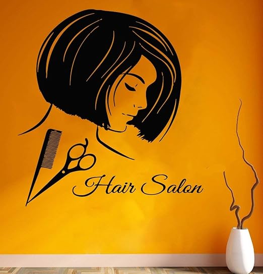 Amazon Com Salon Wall Art Decals Decor Beauty Nail Hair Makeup