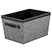 Creative Scents Fabric Decorative Storage Basket (Herringbone)