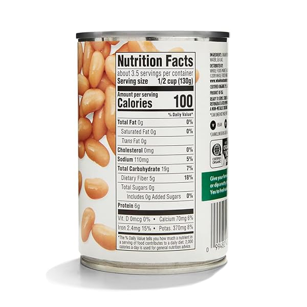 365 BY WHOLE FOODS MARKET, ORGANIC CANNELLINI BEANS, 15.5 OUNCE