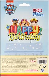 dekora Cake Decoration Birthday Happy Birthday Paw Patrol Topper 17.5x15 cm view 5