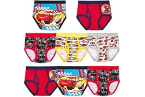 HANDCRAFT Licensed Boys Underwear - Mickey Mouse Blaze Cars Paw Patrol Marvel Toy Story 8-Pack Toddler/Little Kid/Big Kid Size Briefs