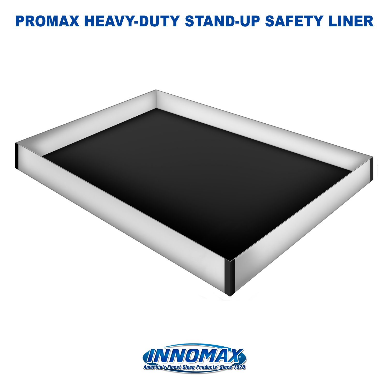 INNOMAX Pro Max Heavy Duty Stand-Up Waterbed Safety Liner, Queen