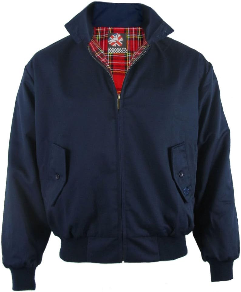 Navy WARRIOR Harrington Jacket Retro/Mod/Scooter XL