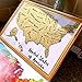 BeLoved Scratch Off Map of The USA. Travel Map New Design. Modern Wall Decor!!! Track Your Adventures. USA Poster. Your Country Your Trips! Best Gift IDEA for Everyone!