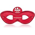 amscan Fabric Super Hero Domino Eye Mask, 8.25inch x 2.87inch, Red