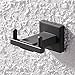 KES Double Towel Hook for Bathroom Robe Hook in Shower Hook SUS 304 Stainless Steel Modern Square Style Wall Mount Matt Black, A2461-BK
