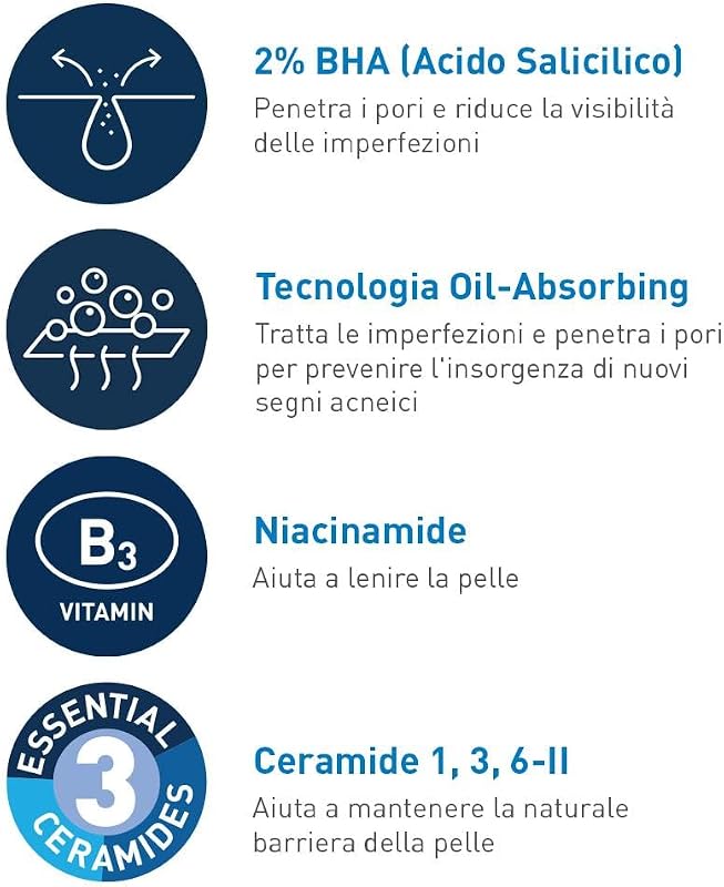 Detergente Controllo Imperfezioni, Per Pelle Grassa Acneica, 473 ml