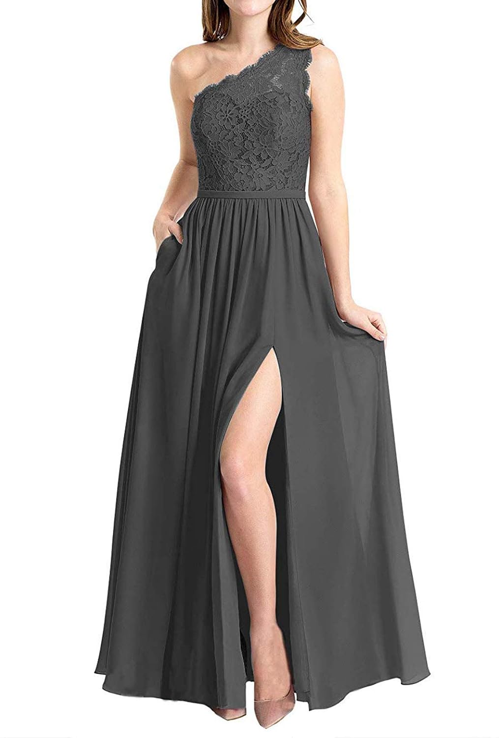 classic navy bridesmaid dresses Simple Short A-line Blue High Low Cheap Dress – Promnova line silhouette skirt features PanoraCirqi Halter Dress Layered Size:48/50 highlight-stretches-4-ways
