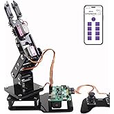 SIYEENOVE 4DOF Robot Arm for Arduino & MicroPython with Joystick, Easy to Assemble DIY Robotics Coding Kit for Teens & Adults