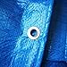 INDDY 30 X 40 Feet Blue Large Waterproof Multi Purpose Outdoor Poly 5 mil Tarp Cover