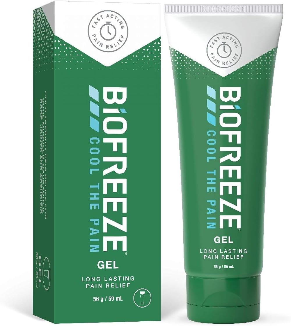 Biofreeze Cooling Gel 59 ml - topical analgesic for muscles joints pain relief