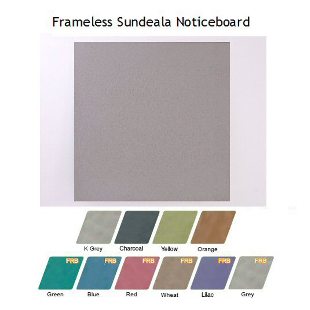 Unframed Sundeala Notice Board 2400X1200Mm Green Amazon.co.uk Office