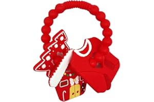 Baby Teething Toys, Halloween Christmas Sensory Chew Bracelet, Kids Relief Toys Silicone, for Teething Relief Toddler Boys Gi