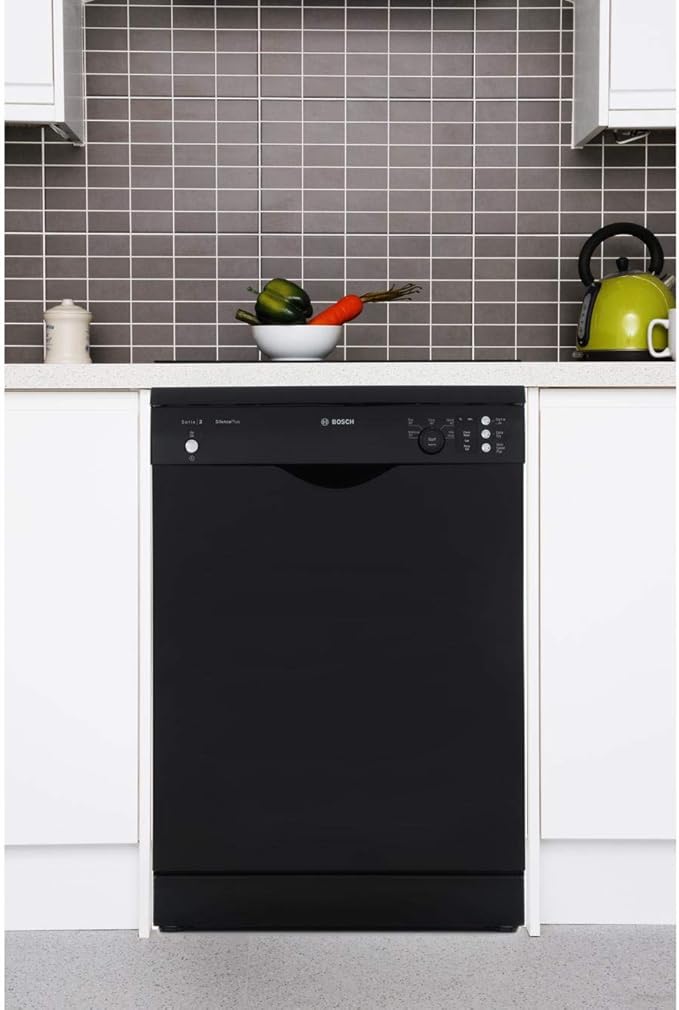 bosch sms25ab00g freestanding dishwasher black