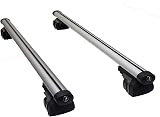 Summit SUM-003 Semi Universal Roof Bars Pair Aluminium 1.35m Silver view 1