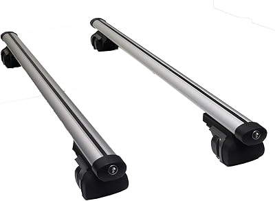 Summit SUM-003 Semi Universal Roof Bars Pair Aluminium 1.35m Silver
