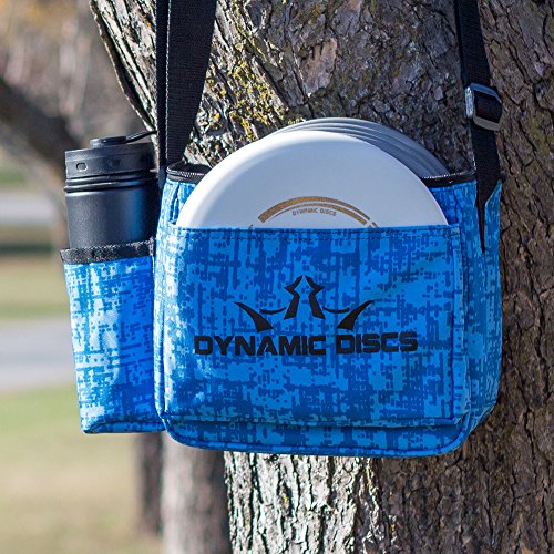 Dynamic Discs Cadet Disc Golf Bag - Fits Up To 10 Discs and 2 Putters - Lightweight, with Adjustable Shoulder Strap, Mesh Pocket, and Drink Holder