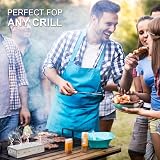 BenkerEsti Smoker Box for BBQ Grill Wood Chips Hinged Lid Charcoal & Gas view 4