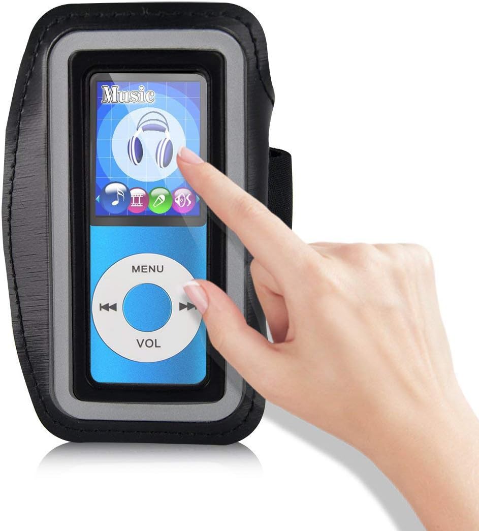 CCHKFEI Running Armband Slim Lightweight Adjustable Gym Sport Wrist Strap MP3 Player Armband Sweatproof and Breathable Function,Suitable for Workout,Key Pocket and Earphone Hole Provided: Home Audio & Theater