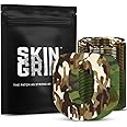 Skin Grip CGM Patches for Insulet Omnipod (20-Pack), Waterproof & Sweatproof for 10-14 Days, Pre-Cut Adhesive Tape, Continuous Glucose Monitor Protection(Camo)