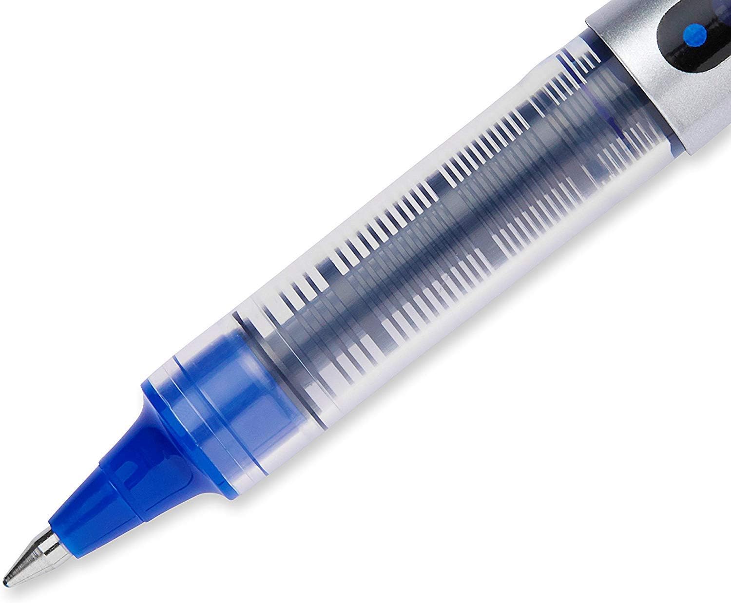 uni-ball Vision Rollerball Pens, Fine Point (0.7mm), Blue, 12 Count: Office Products