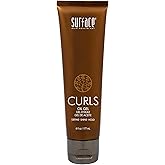 SURFACE Hair Curls Oil Gel – Defines, Adds Shine, and Provides Frizz Free Style Longevity - 6 fl oz
