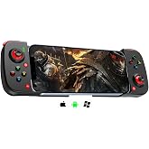 arVin Mobile Gaming Controller for Android iPhone iOS PC, Bluetooth Phone Controller for iPhone 17/16/15/iPad/Galaxy S25/S24/Tablet, Wireless Gamepad Joystick Play CODM/Genshin/Roblox-with Back Button