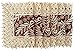 Simhomsen Burgundy Lace Table Placemat Embroidered Leaves 12 × 18 Inch, Set of 6