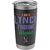 Lynch Syndrome Warrior Awareness Ribbon HNPCC Patient Stainless Steel Insulated Tumbler