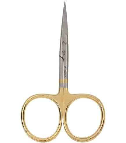 Amazon.com : Dr. Slick Hair Scissors - Straight Gold : Fly Tying