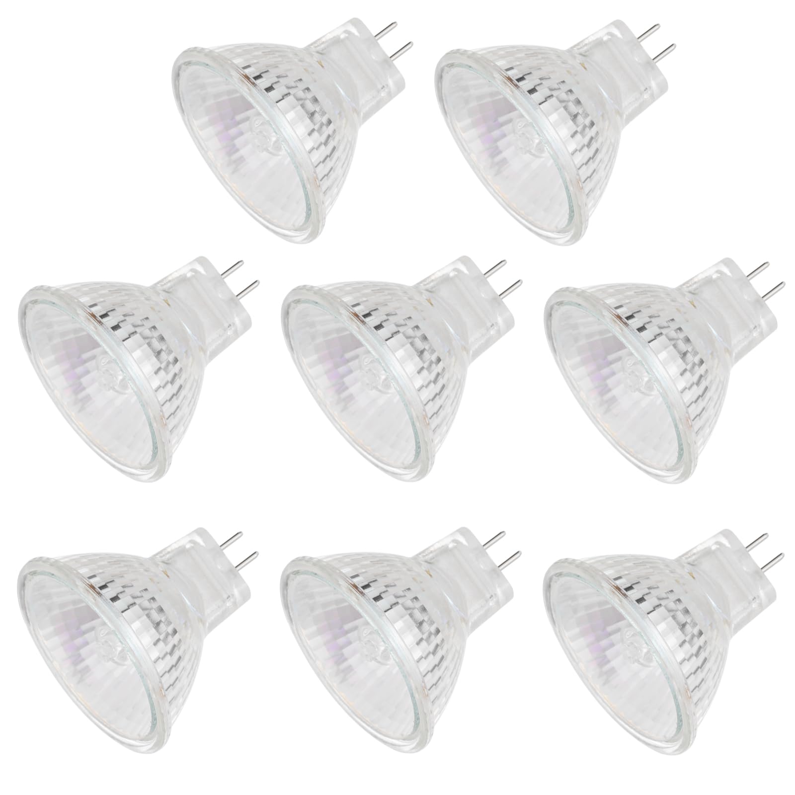 VINBE MR11 Halogen Light Bulbs, 20W 12V MR11 GU4 Halogen Spot Bulbs Lamp, Warm White,Pack of 8