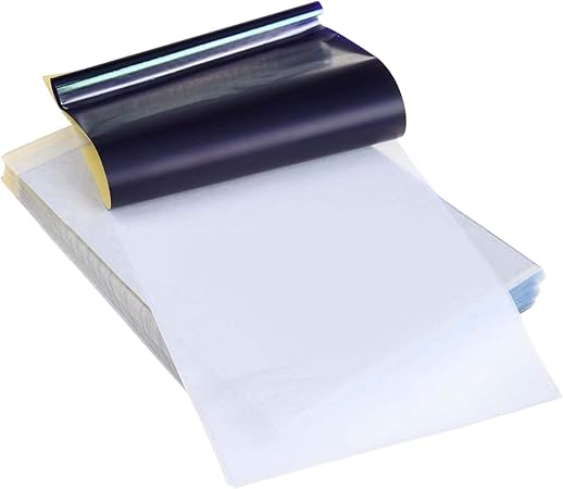 Amazon Co Jp Migavann 30枚タトゥー紙の転送 のa4サイズの入れ墨の熱ステンシル転写プリンタートレーシングペーパー 服 ファッション小物