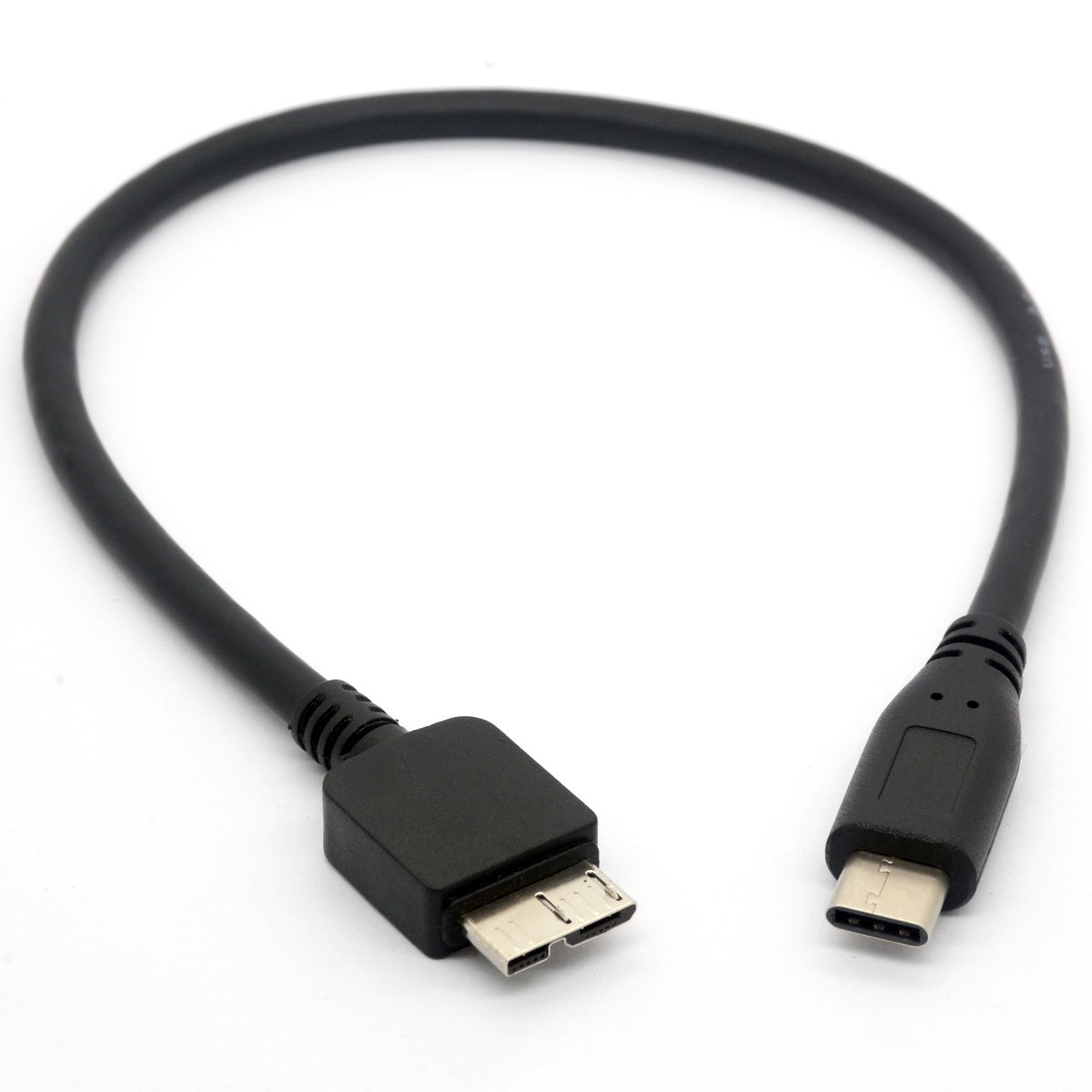 OpenII USB C to Micro USB Cable, USB 3.1 Type C to Micro B (Micro USB) for WD my PassPort HDD Hard Disk, 30cm