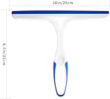 wokery 2Pcs Squeegee Multi-Purpose Shower Glass Rubber Wipers 22x27cm Blue/Green view 2
