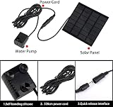 MEETOZ Solar Panel Water Pump Fountain for Bird Bath Garden Pond 1.8W view 3