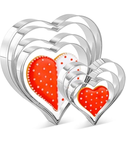 Cortador De Galletas, 4 Tilos, Flor, Corazón, Círculo, Trella, Molde Para Hornear, Molde Para Hornear De Acero Inoxidable, Cortador De Galletas, Molde Para Fruta Y Huevo - AliExprs