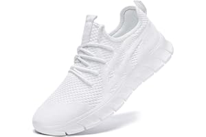 DLWKIPV Women's Running Shoes Lightweight Walking Sneakers Tennis Athletic Lace Up Gym Casual Fashion Fitness Sports Soft Sole Mesh Workout Comfortable