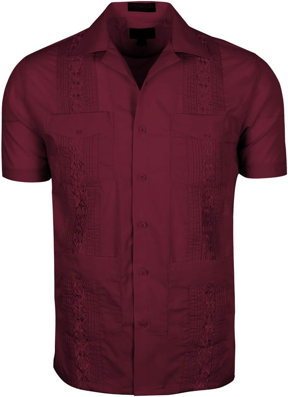 Men's Short & Long Sleeve Cuban Guayabera Shirts