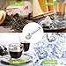Aieve Tea Bag Squeezer, 2 Pack Stainless Steel Tea Bag Holder Tea Bag Tongs Tea Bag Spoon Tea Bags Strainer Clip for Gripping Ice Cubes