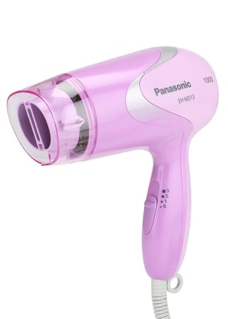 Panasonic EH-ND13-V62B 1000W Hair Dryer with Cool Air and Quick Dry Nozzle (Violet)